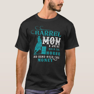 Lustiges Fass-Rennen-Pferd Verrücktes Zitat - Fass T-Shirt