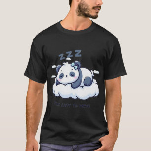 Lustiges Faules-Panda-T-Shirt T-Shirt