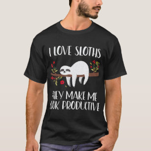 Lustiges Faultier-Geschenk Faul Langsam Laufen 5k T-Shirt