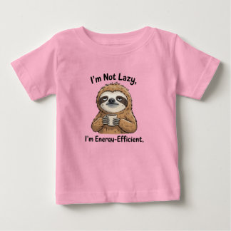 Lustiges Faultier Kinder T-Shirt – Ich bin nicht f