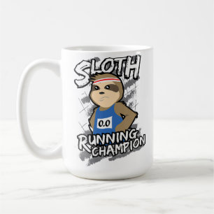 Lustiges Faultier Laufteam Nicht-Läufer Champion L Kaffeetasse