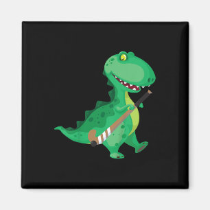 Lustiges Feldhockey-Dinosaurier für Kinder Magnet