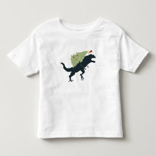 Lustiges Festliches Dino Weihnachten Kleinkind T-shirt