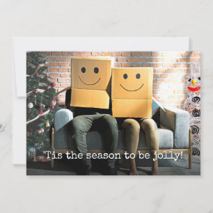Lustiges Festtags-Paar zu Weihnachten