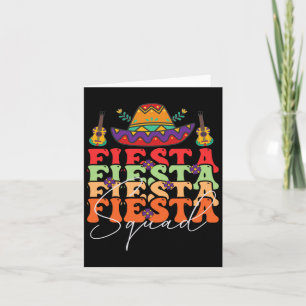 Lustiges Fiesta-Team Cinco De Mayo Mexikanische Pa Karte
