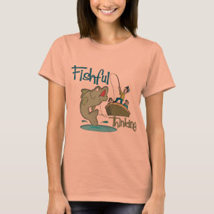 Lustiges Fischen - Fishful Denken T-Shirt
