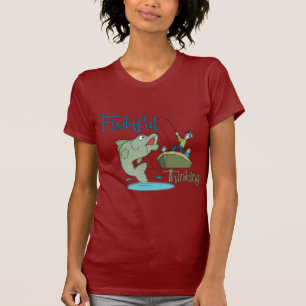 Lustiges Fischen - Fishful Denken T-Shirt