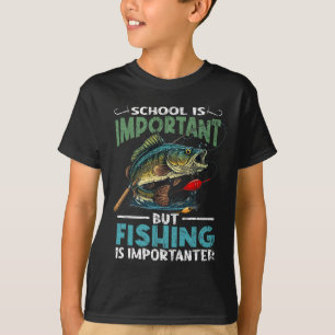 Lustiges Fischen für Jungen Kinder Jugend Fisch Sp T-Shirt