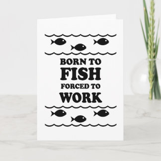 Lustiges Fischen Karte
