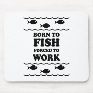 Lustiges Fischen Mousepad