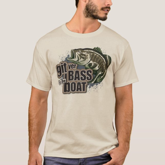 Lustiges Fischen T-Shirt (Vorderseite)