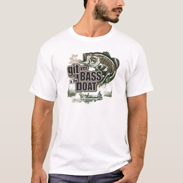 Lustiges Fischen T-Shirt (Vorderseite)