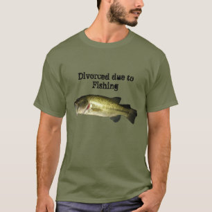 Lustiges Fischen-und der geschiedenen Männer T - T-Shirt