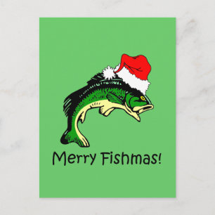 Lustiges Fischen Weihnachten