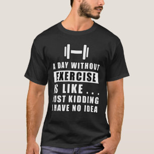 Lustiges Fitness-Design T-Shirt