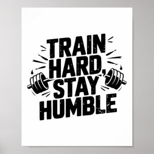 Lustiges Fitnessstudio Workout Fitness Bodybuildin Poster