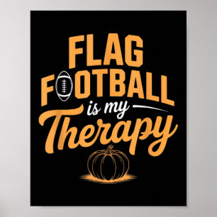 Lustiges Flag Football _ Flag Football Therapie _ Poster