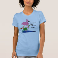 Lustiges Flamingo-Shirt