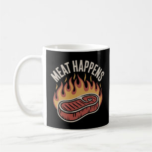 Lustiges Fleisch passiert BBQ-Steakliebhaber-Tasse Kaffeetasse