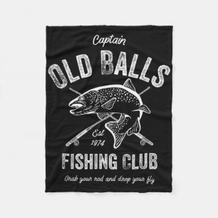 Lustiges Fliegenfischer-Shirt für Angler  Fleecedecke