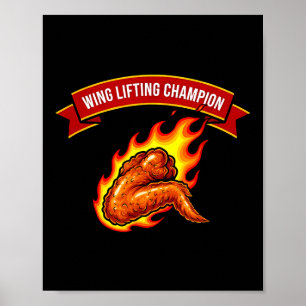 Lustiges Flügelhebendes Chamäleon  Poster