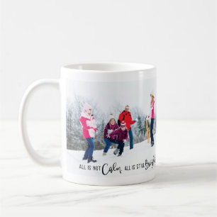 Lustiges Foto für Feiertage, wenn nicht alles ruhi Kaffeetasse