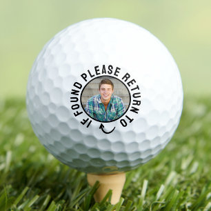 Lustiges Foto Gesicht Wenn Gefunden Golfball