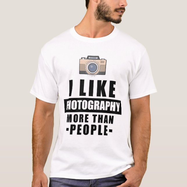 Lustiges Fotodesign T-Shirt (Vorderseite)