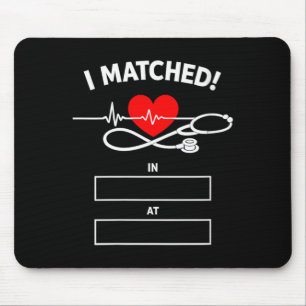 Lustiges Frauen-Match-Tag-2026-Bewohner Mousepad