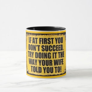 Lustiges freches Erfolgsschild Tasse