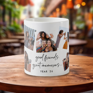 Lustiges Freundschaftsfoto-Collage-Geschenk Kaffeetasse