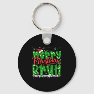 Lustiges Frohe Weihnachten Bruh Ferien Meme Männer Schlüsselanhänger