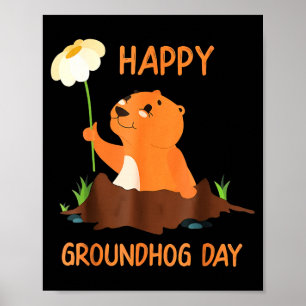 Lustiges Frohes Murmeltiertag 2025-Shirt - Uni Erw Poster