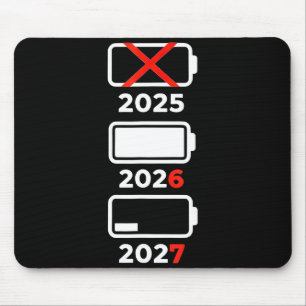 Lustiges Frohes Neues Jahr 2026 2027 67 Meme Sechs Mousepad