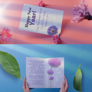 Lustiges Frohes Neues Jahr 2026 Shopping-Zitat-Des Karte