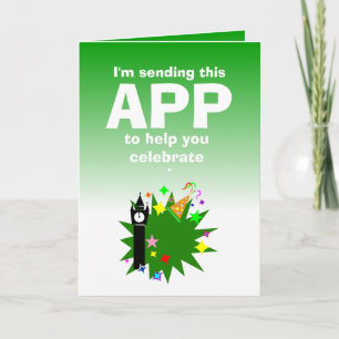 Lustiges Frohes Neues Jahr Karte