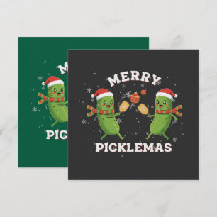 Lustiges Frohes Picklemas Süßes Weihnachts Pickleb Einladung