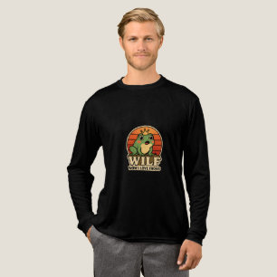 Lustiges Frosch T-Shirt – WILF Wow I Love Frogs Re Tri-Blend Shirt