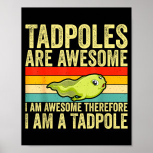 Lustiges Frosch Tadle Liebhaber Design für Männer Poster
