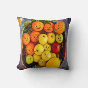 LUSTIGES FRUCHTDESIGN  KISSEN