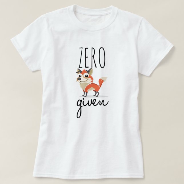 Lustiges Fuchs-Wortspiel-T-Shirt T-Shirt (Design vorne)