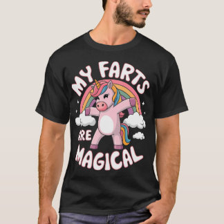 Lustiges Furzen Meine Fürze Sind Magisches Rosa Ei T-Shirt