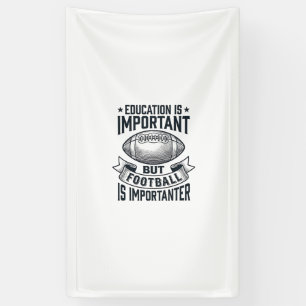Lustiges Fußball-Bildungs-Vintage-Shirt-Design (2) Banner