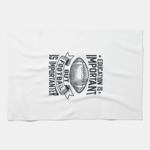 Lustiges Fußball-Bildungs-Vintage-Shirt-Design (2) Geschirrtuch