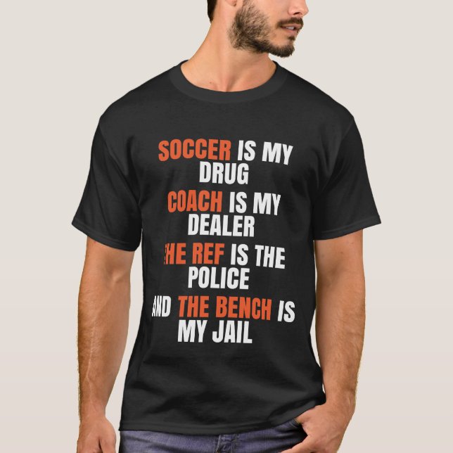 Lustiges Fußball-Geschenk für Fußball-Trainer, T-Shirt (Vorderseite)