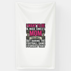 Lustiges-Fußball-Mama-Vintage-Stickerei-Shirt-Desi Banner