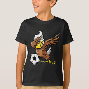 Lustiges Fußball-T-Shirt Dabbing-Eagle-Shirt Sport T-Shirt