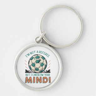 Lustiges Fußballdesign Schlüsselanhänger