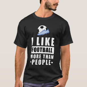 Lustiges Fußballdesign T-Shirt