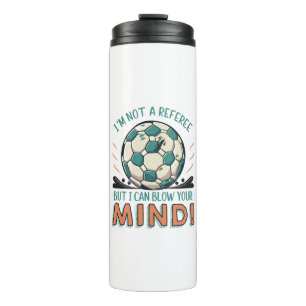 Lustiges Fußballdesign Thermosbecher